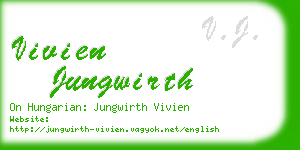 vivien jungwirth business card